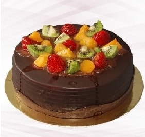 6-9 Kişilik Meyveli Çikolatalı Zengin Tatlı Yaş Pasta
